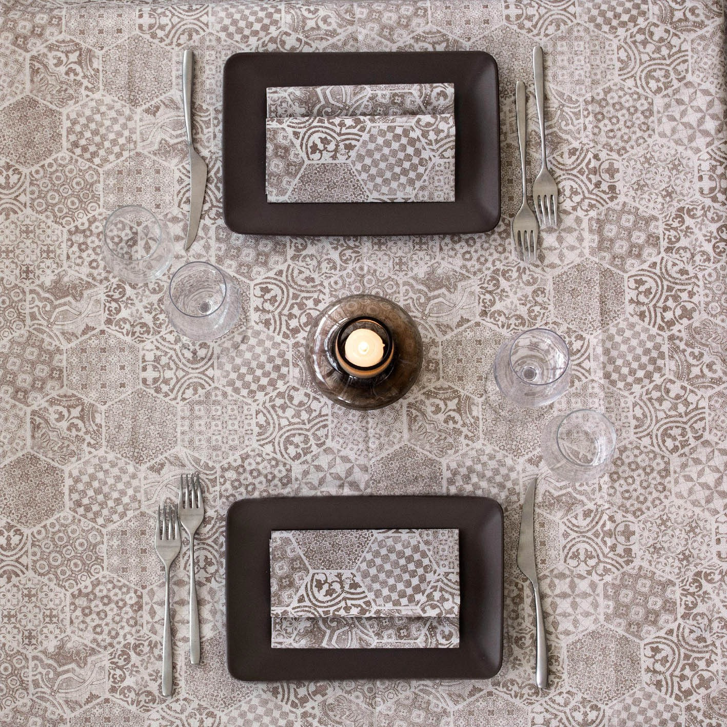 Esa Airlaid Nocciola tovagliato in Airlaid Natural Textile