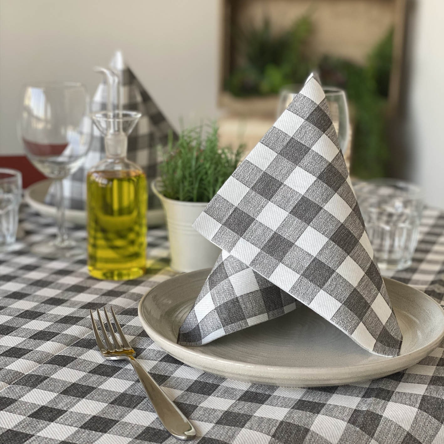 Oste Airlaid Fume tovagliato in Airlaid Natural Textile