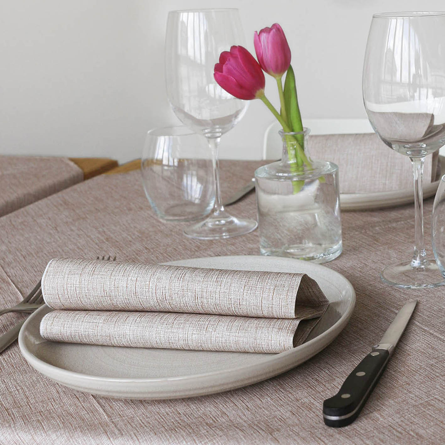 Ella cacao in spunlace tovagliato monouso