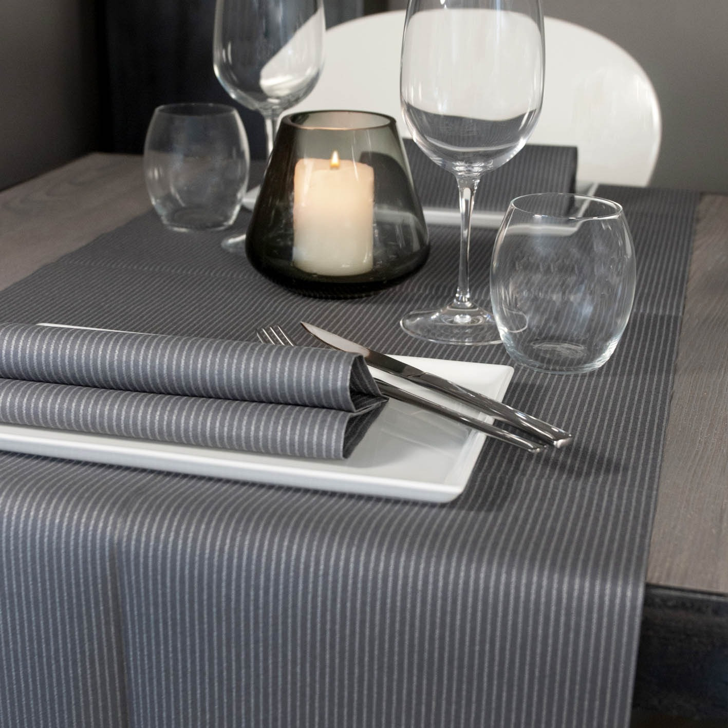 Plus gess ardesia in airlaid tovagliato monouso