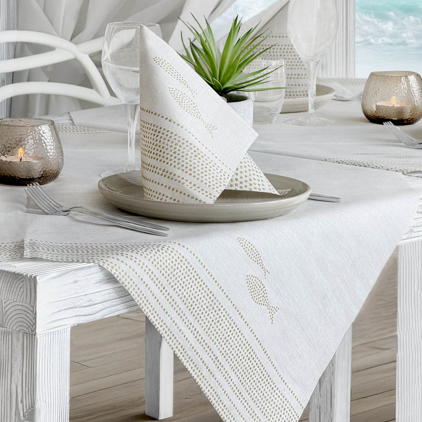 Saline oro in airlaid tovagliato monouso