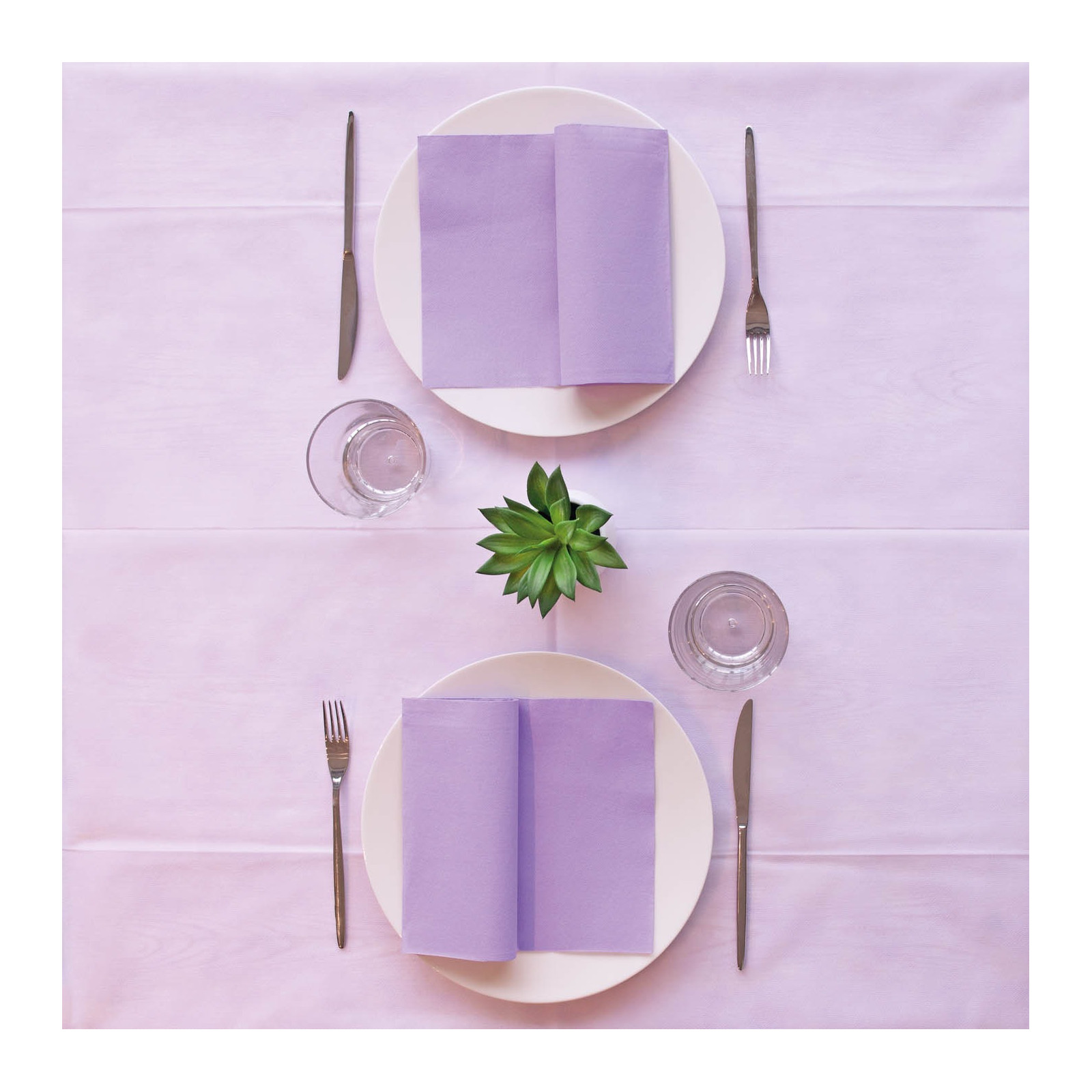 Tovaglie tnt 100x100 cm. Lilla-ctatrade