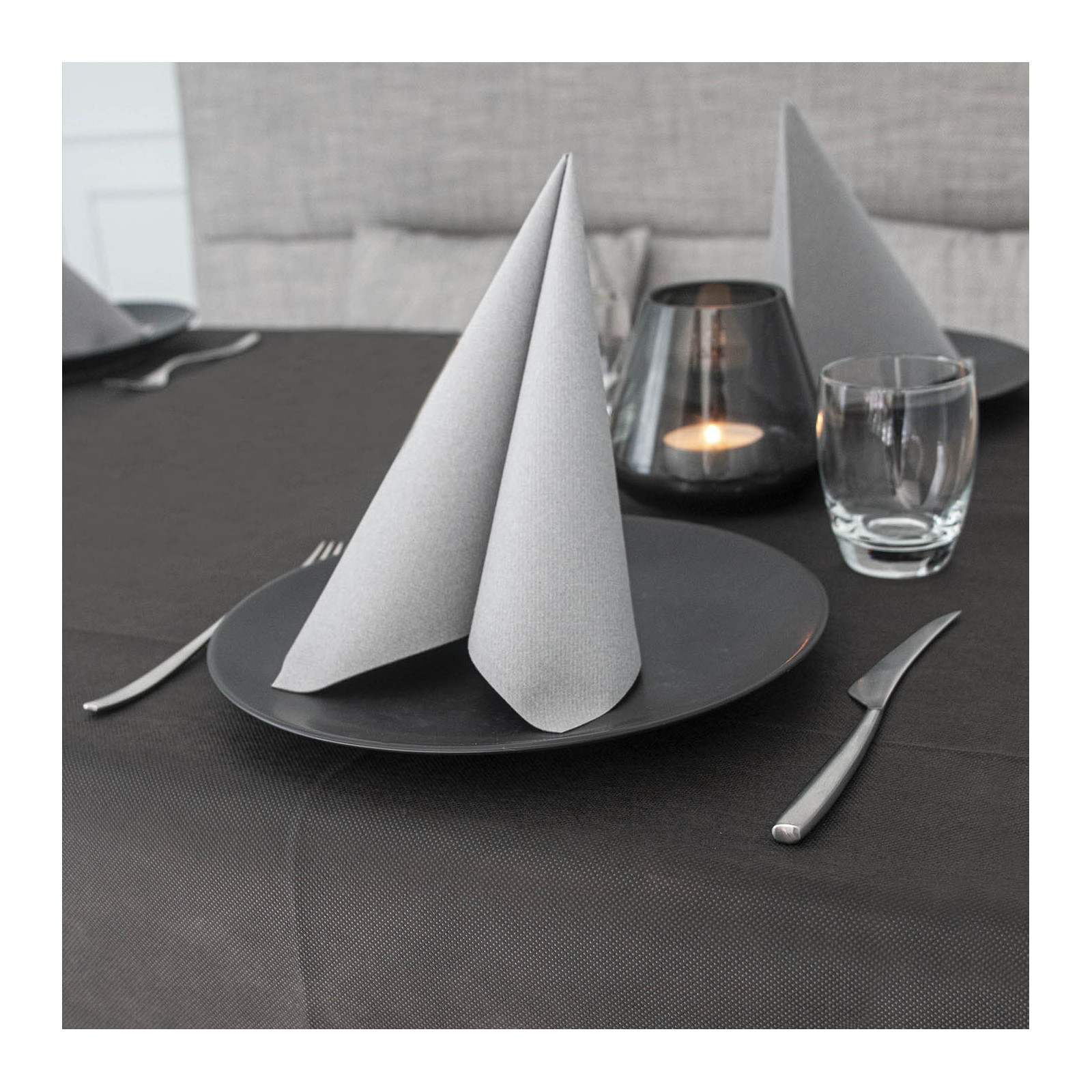 Tovaglie tnt 100x100 cm. Nero-ctatrade