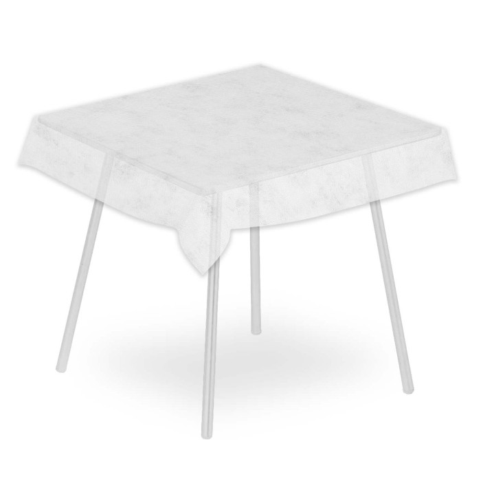 Tovaglie tnt 120x120 cm. Bianco-ctatrade
