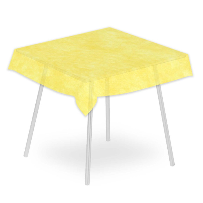 Tovaglie tnt 120x120 cm. Giallo-ctatrade