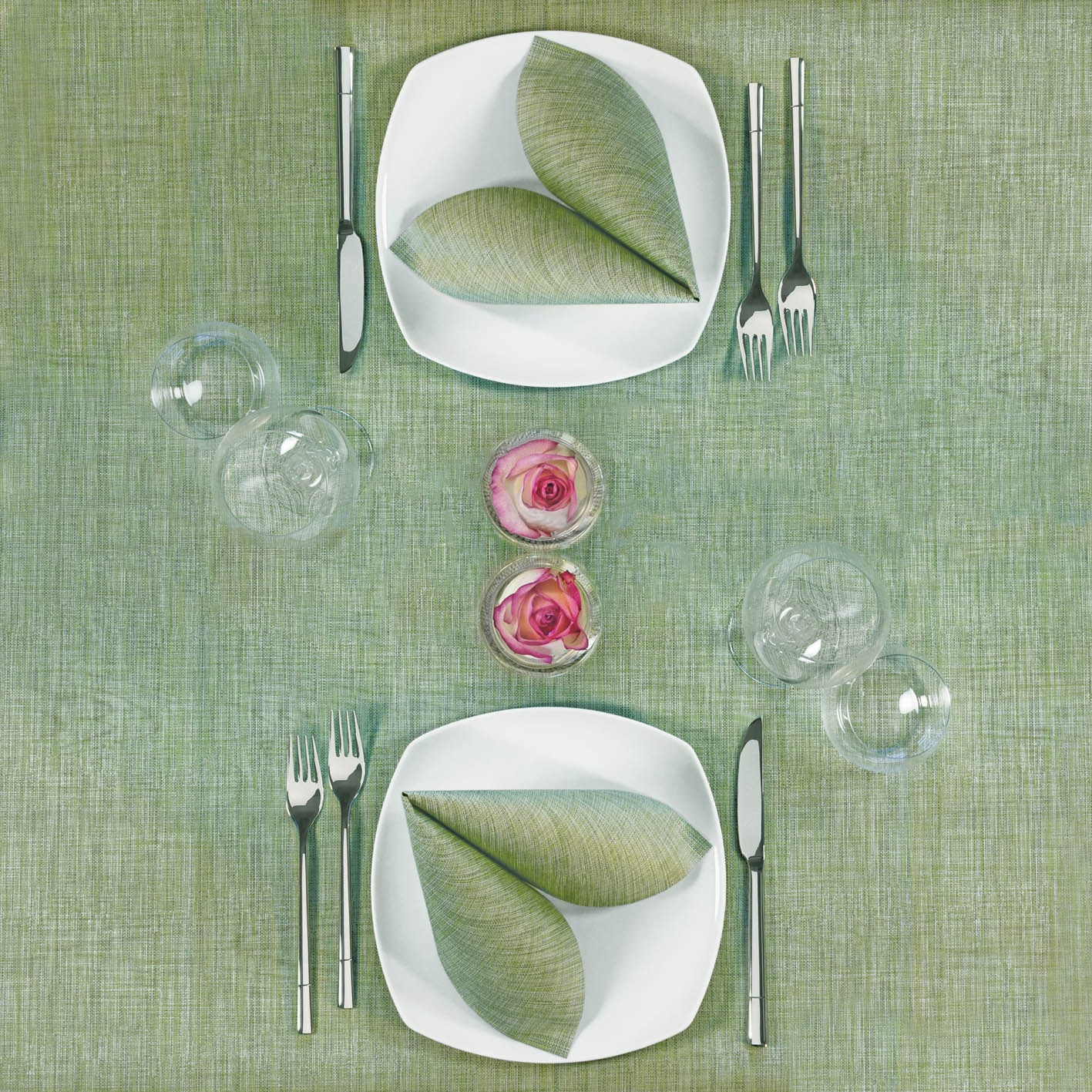 Flem Airlaid Verde tovagliato monouso