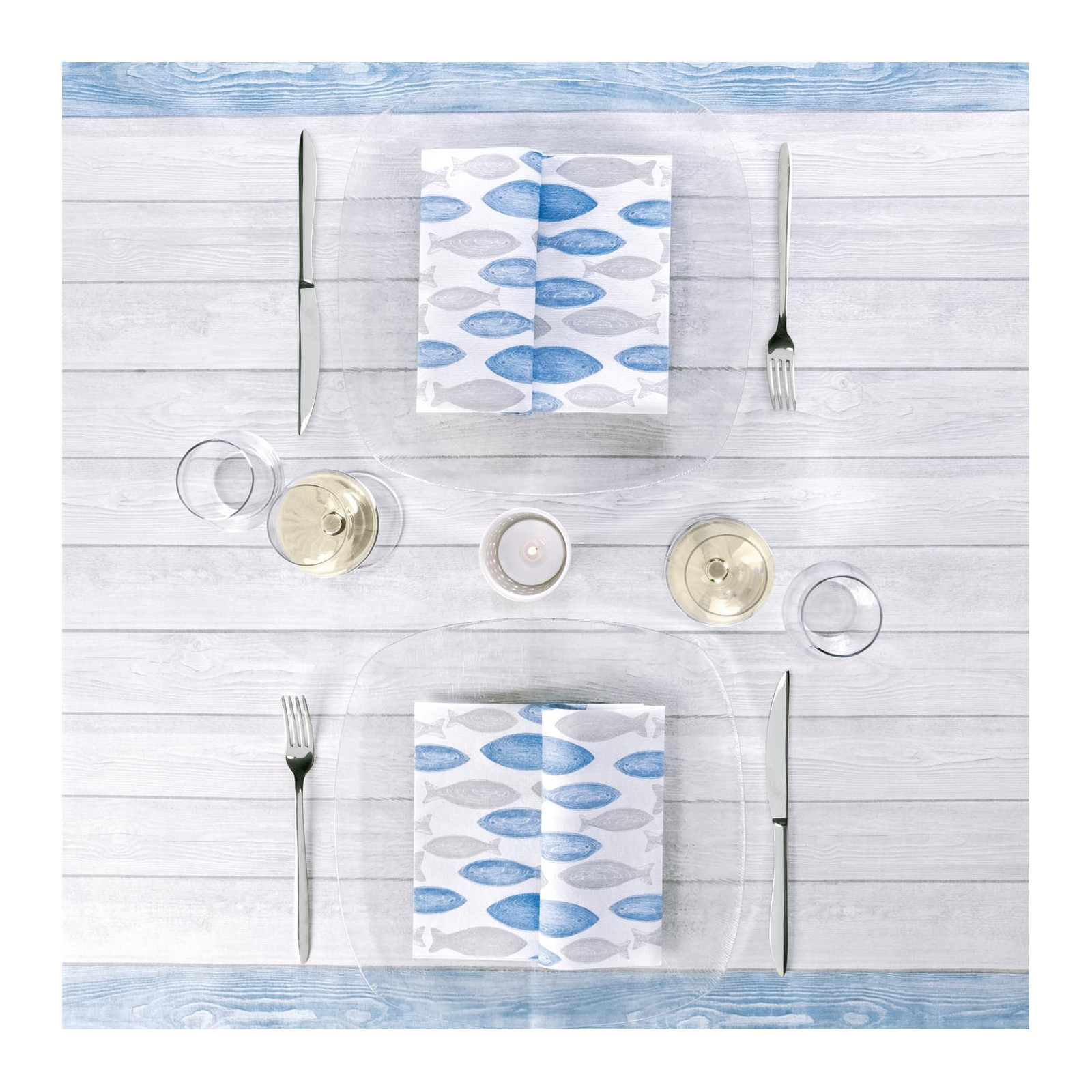 Mediterraneo Azzurro In Airlaid-ctatrade