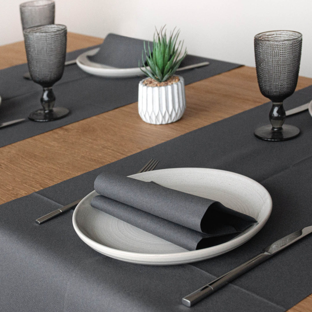 Runner Airlaid Plus 120x48 Color Ardesia-ctatrade