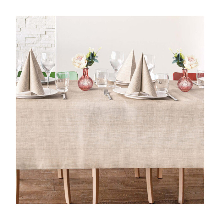 Table Set Flem Sabbia Tovaglia e Tovaglioli-ctatrade