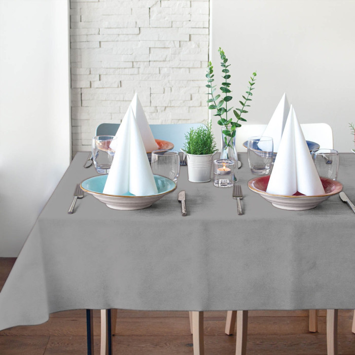 Tovaglie Party tnt 140×240 Grigio-ctatrade