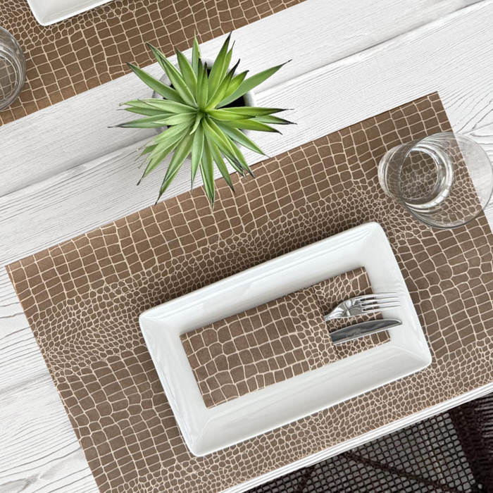 Tovaglietta Airlaid 30×48 Croko Cacao-ctatrade