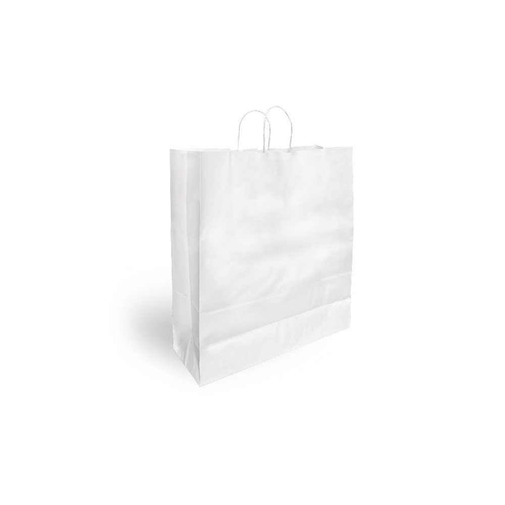 Shopper carta bianca m. intrecciato 46x16x49-ctatrade-Pack Service Italia