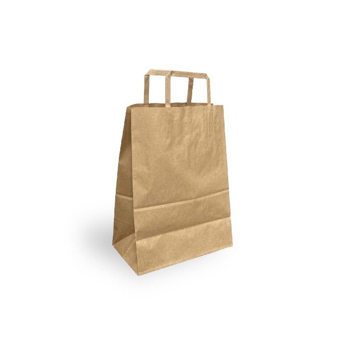 Shopper carta avana m. piatto 22x12x29-ctatrade-Pack Service Italia