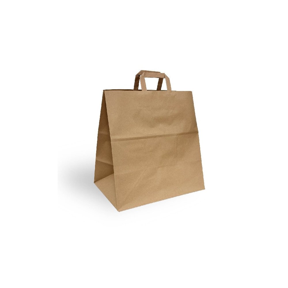 Shopper carta avana m. piatto 32x20x33-ctatrade-Pack Service Italia