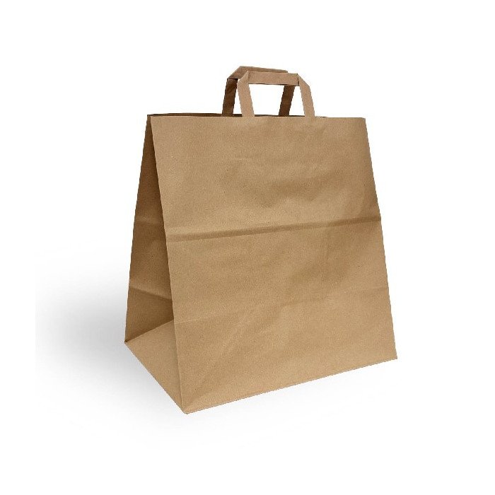 Shopper carta avana m. piatto 32x20x33-ctatrade-Pack Service Italia