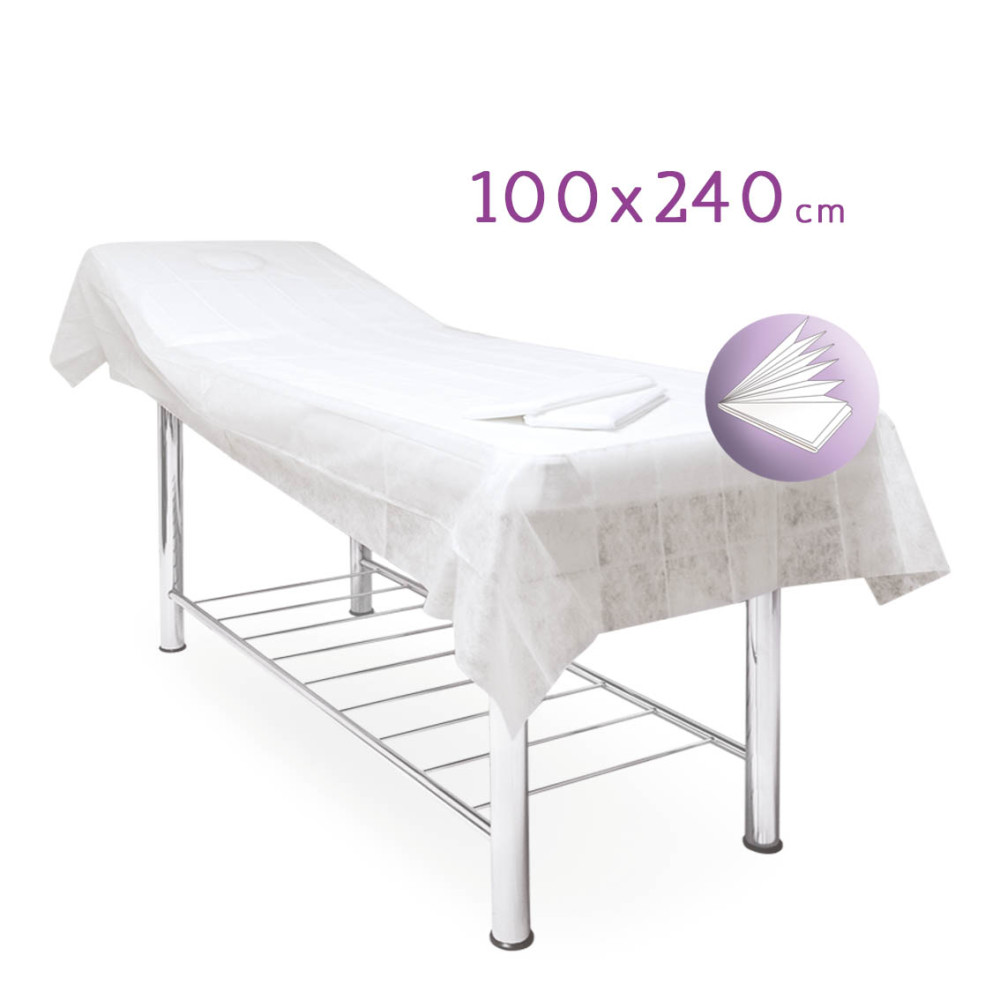 lenzuolini lettino conf. singola cm.100x240-ctatrade-Pack service Clean