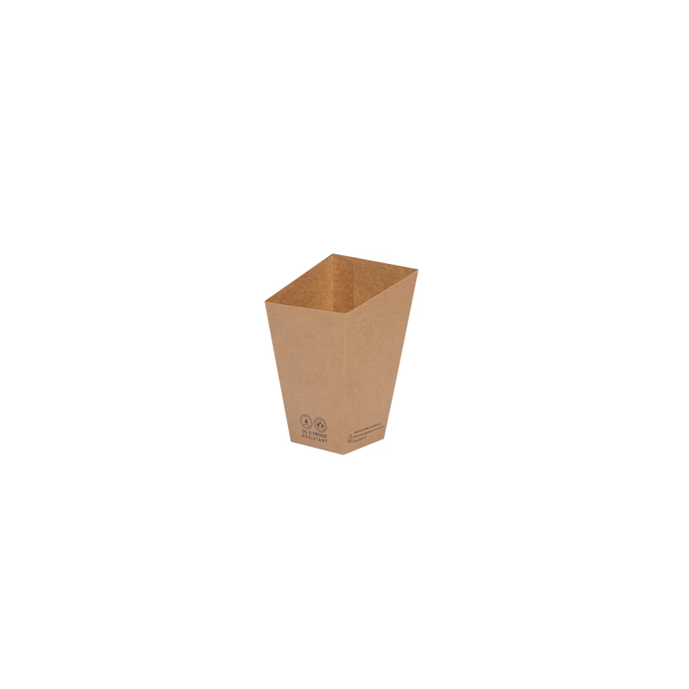 Porta fritti - porta patatine in carta kraft PE-ctatrade-Dampe srl