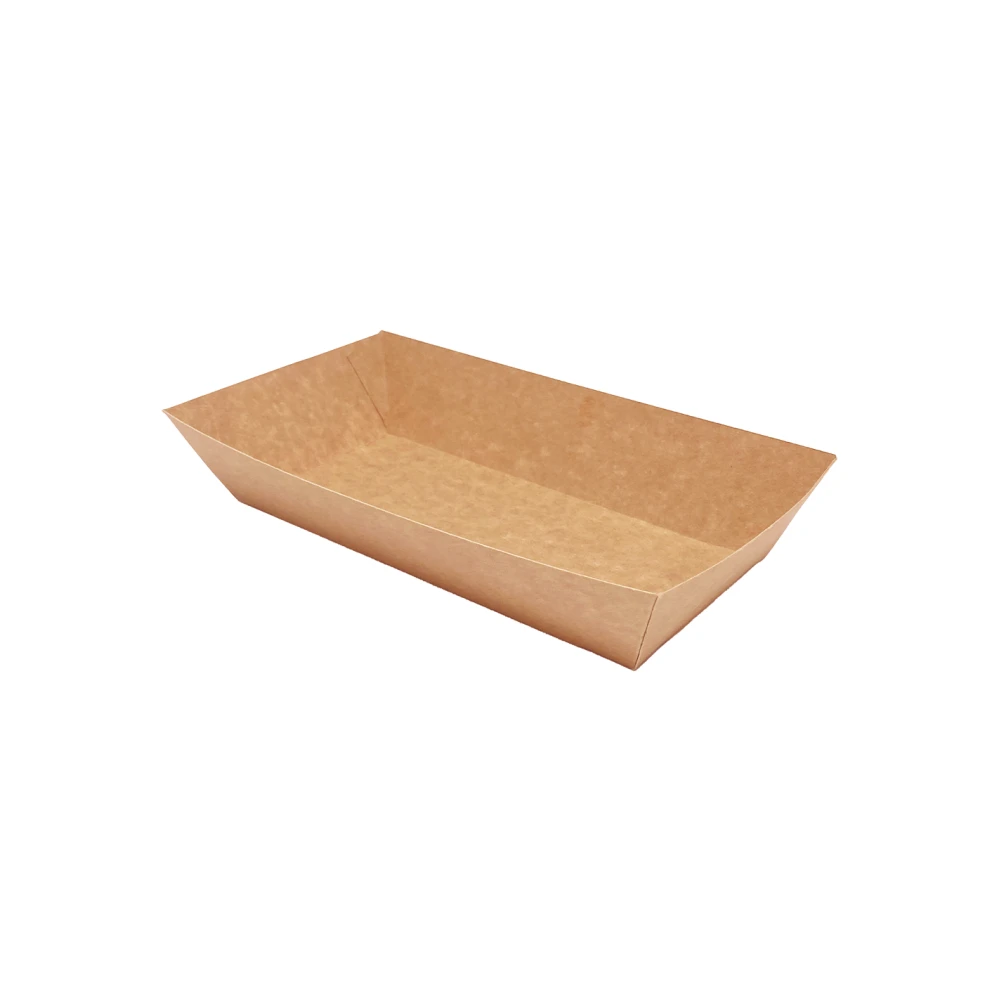 Vaschetta rettangolare in carta laminata PE TAK016-ctatrade-Dampe srl