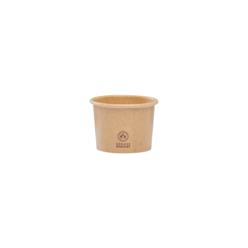 Porta salse in carta kraft PE coating dentro e fuori-ctatrade-Dampe srl