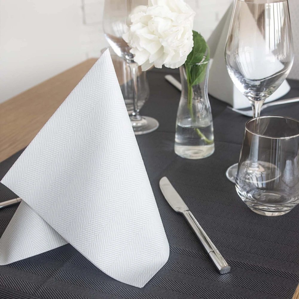 Tovaglioli Plus 40×40 Herry Bianco-ctatrade-Pack Service Italia