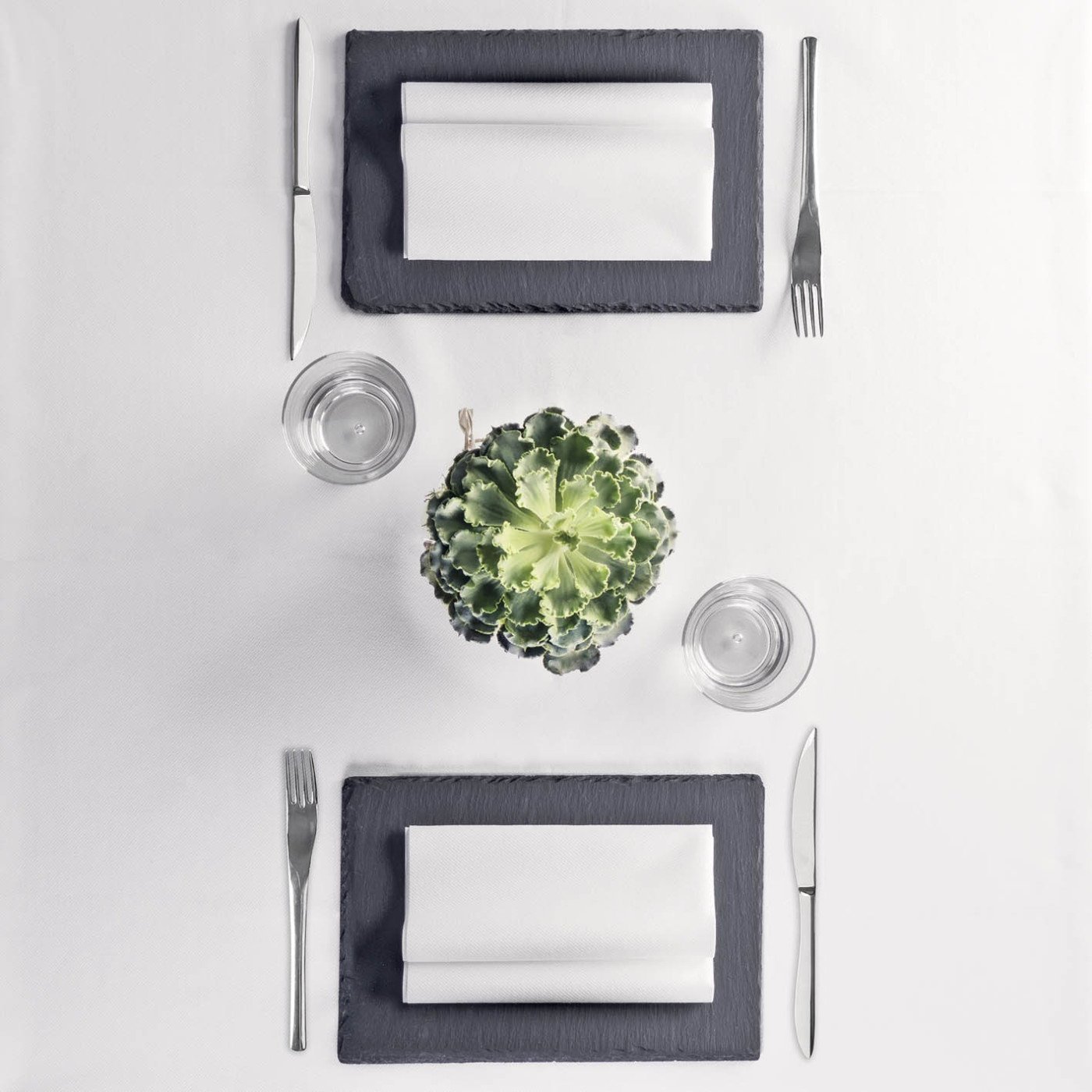 Tovaglia Mono 120x120 Bianco-ctatrade-Pack Service Italia