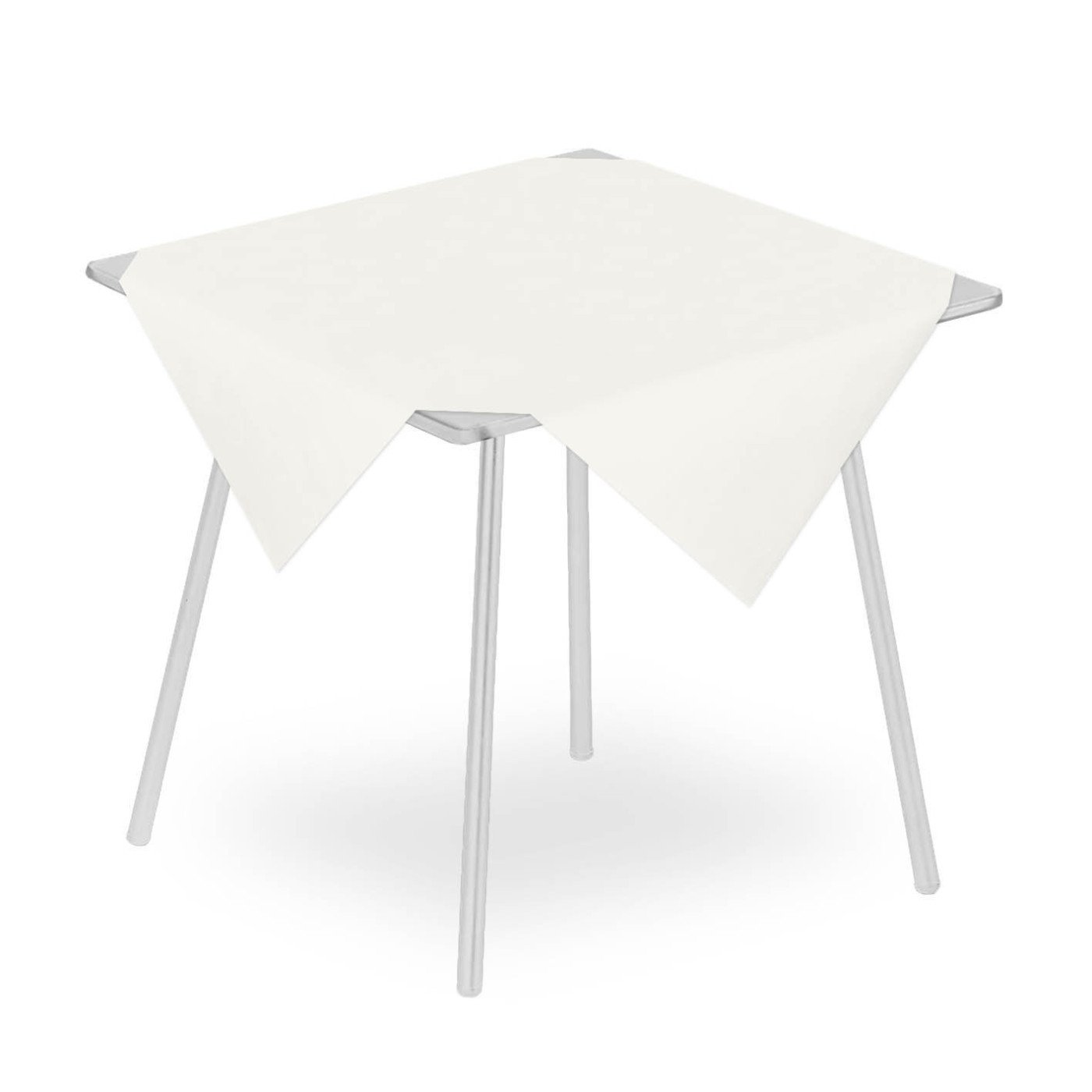 Tovaglia 100x100 Spunlace Nuvola Bianco-ctatrade-Pack Service Italia