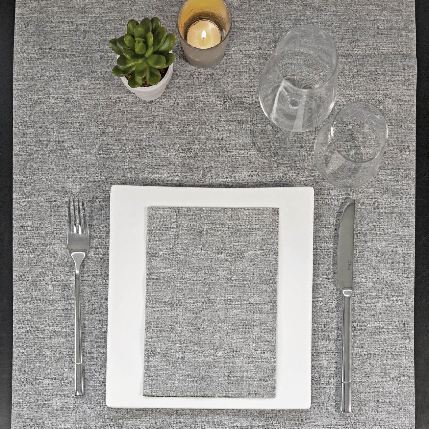 Tovagliolo Plus 40x30 Giò Grigio-ctatrade-Pack Service Italia